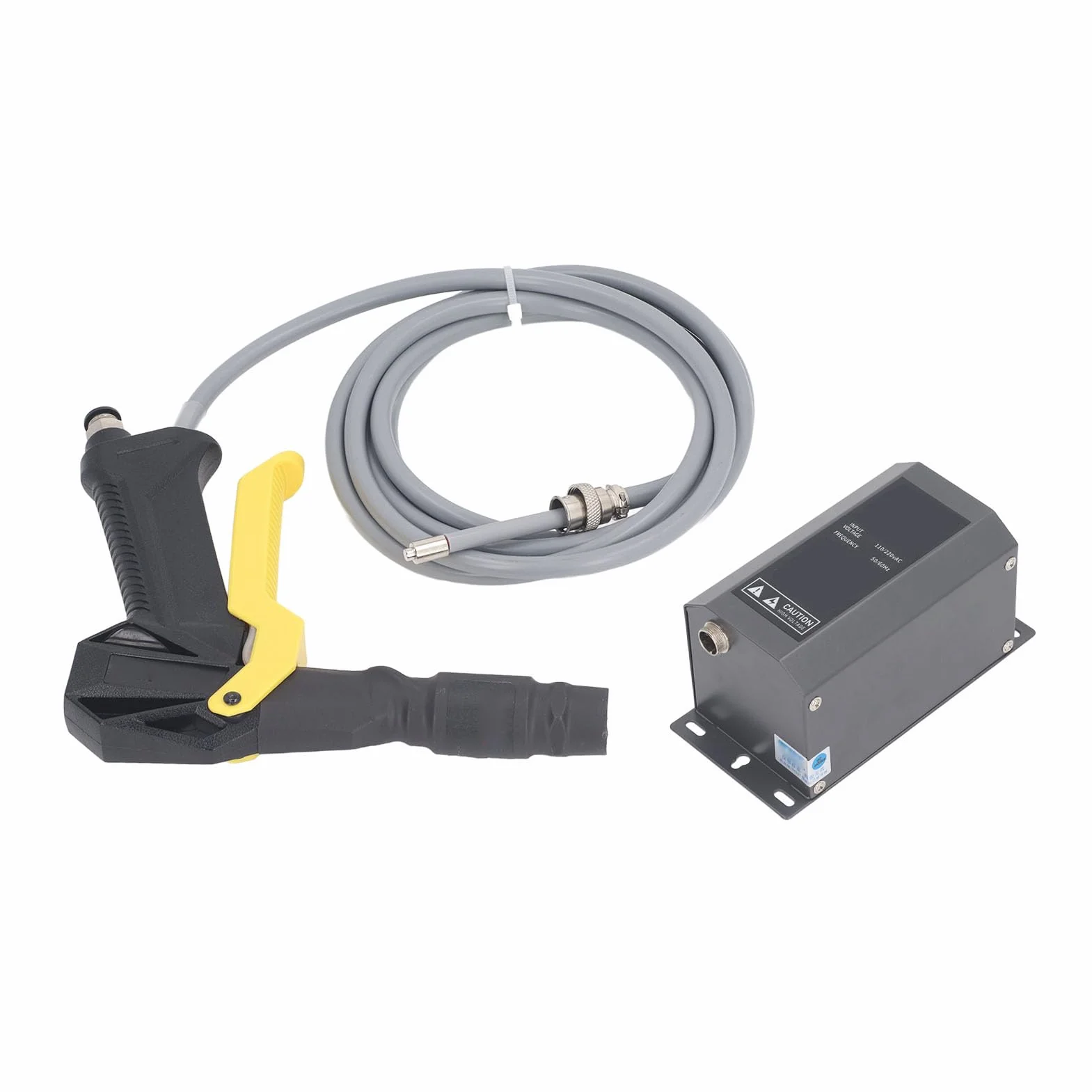 Jonizujący Pistolet Pneumatyczny Łatwy w Użyciu Stabilny, Antystatyczny Pistolet Pneumatyczny 4,6 KV Wbudowany Bezpiecznik dla Linii Malowania Natryskowego (Wtyczka EU 220 V 58 W
