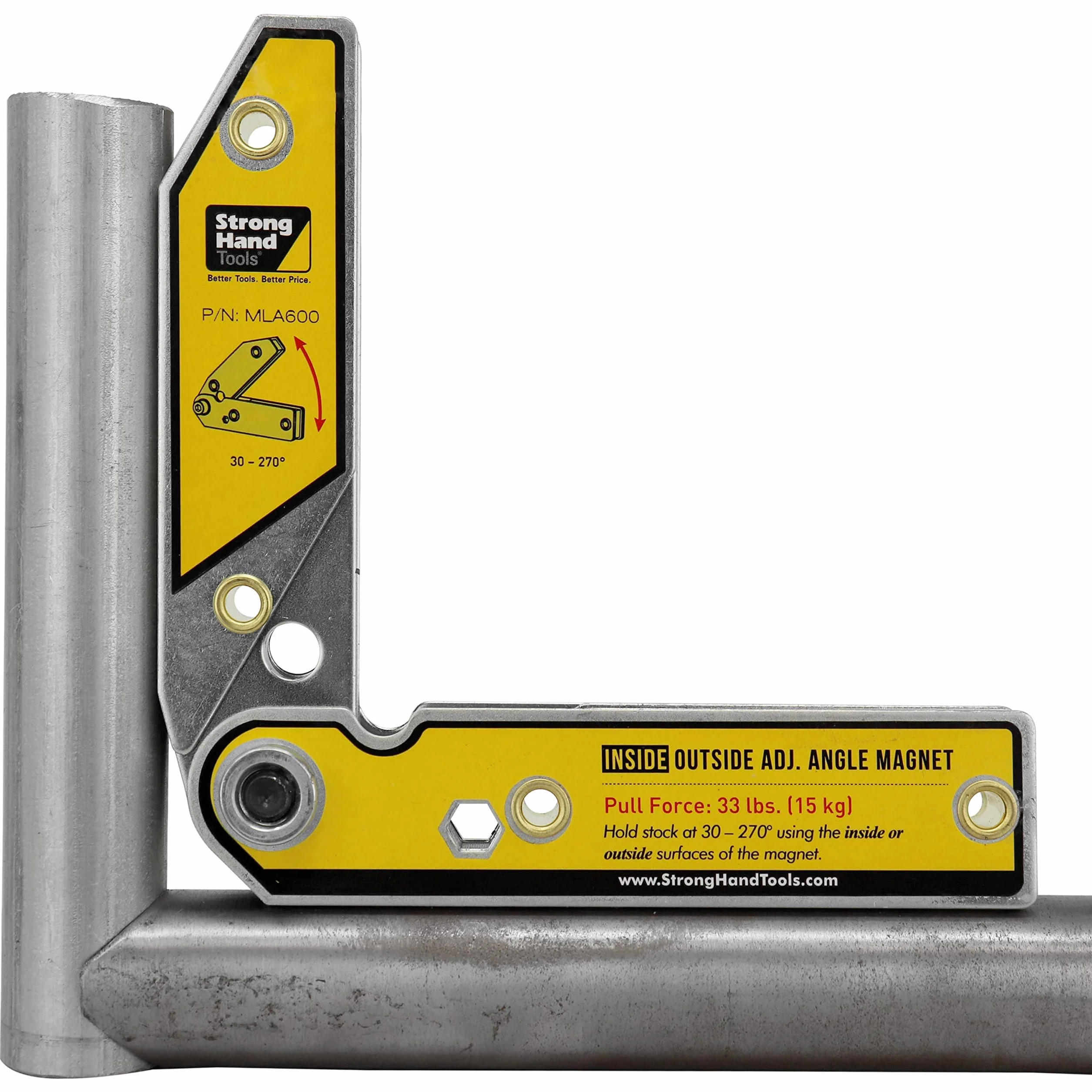 Strong Hand Tools Regulowany magnes (30–270°) do spawania i produkcji, MLA600
