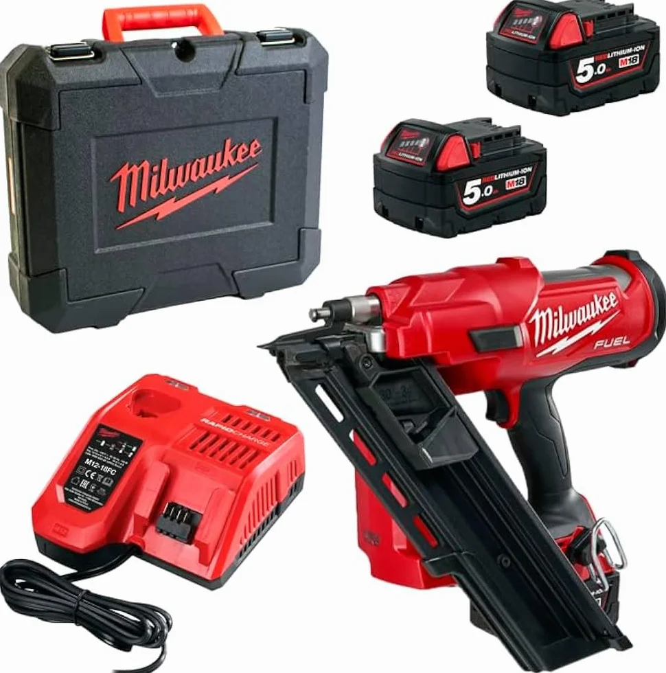 Milwaukee 4933471404 Gwoździarka, Czarny/Czerwony, 18 VV