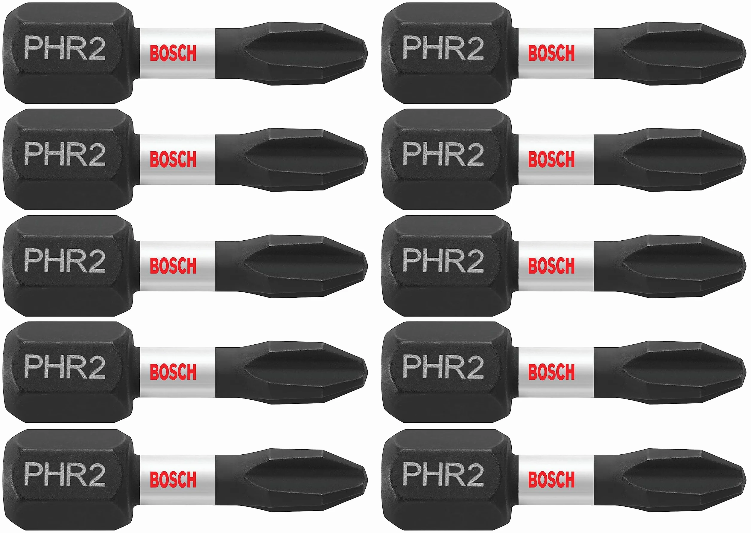BOSCH ITPH2R1B odporne na uderzenia 2,5 cm. Bity wkładek Phillips #2R