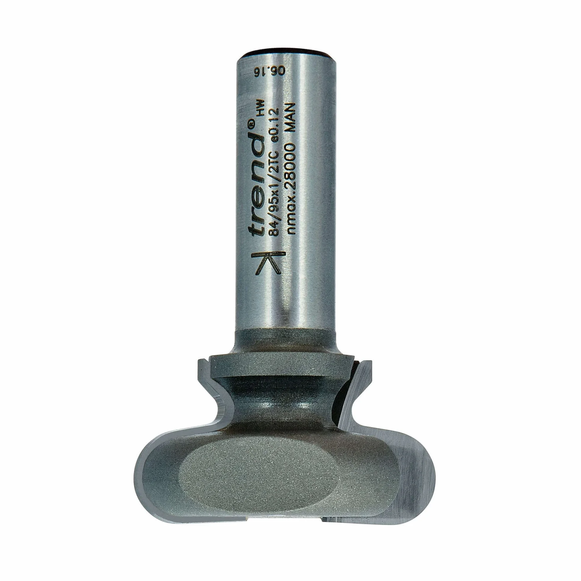Trend Profesjonalny frez do uchwytów szuflad, trzpień 1/2 cala, średnica cięcia 38 mm i długość cięcia 17 mm, węglik spiekany (TCT), 84/95X1/2TC