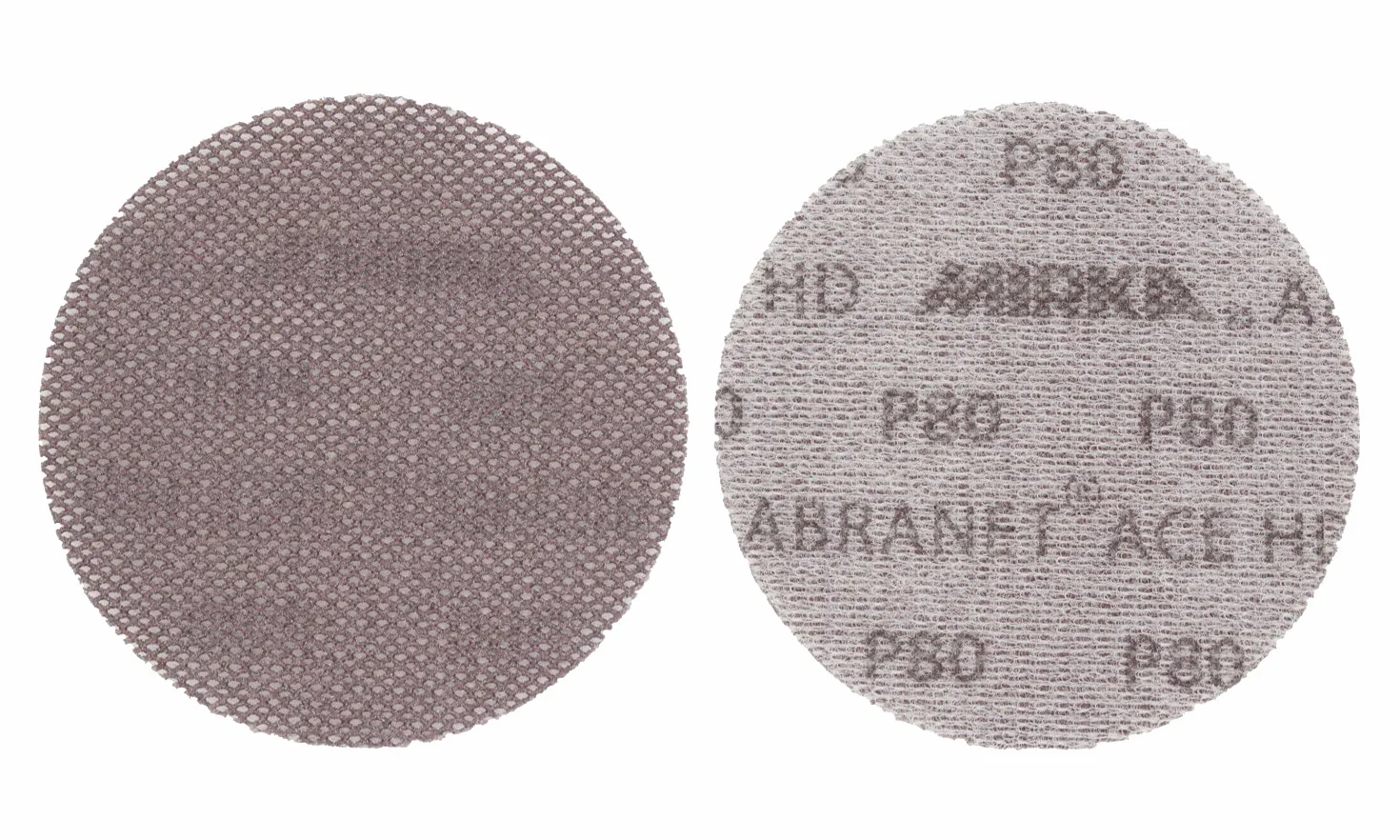 Mirka Abranet Ace HD tarcze szlifierskie siatkowe Ø 125mm rzep/ziarnistość P80 / 25 szt/Do szlifierek 125mm / Do szlifowania twardych powierzchni, drewna, szpachli, lakieru, metalu