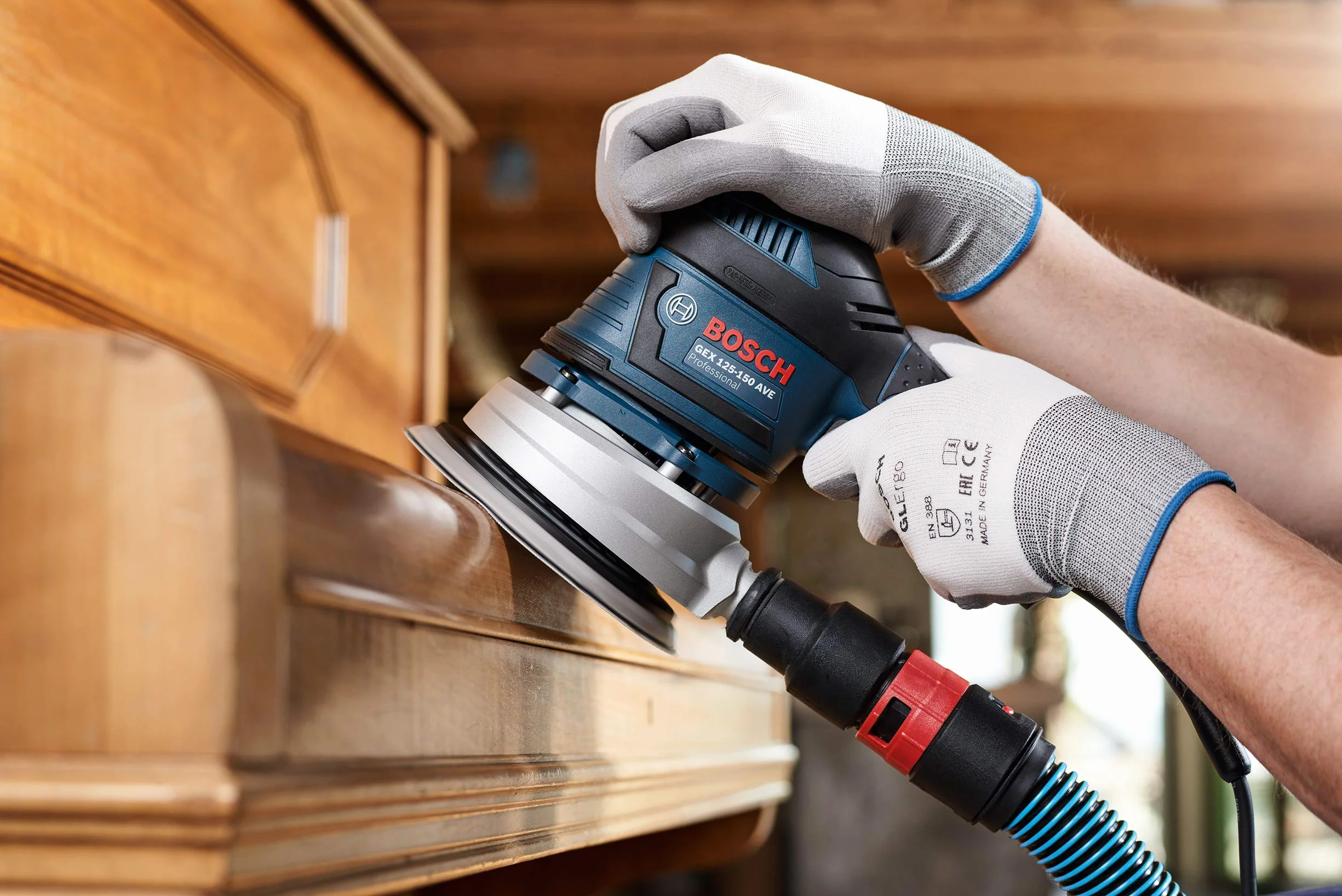 Bosch Professional Zestaw 5 trójkątnych podkładek szlifierskich M480 Best do drewna i farb (drewno i farba, Ø 115 mm, ziarnistość G120, akcesoria do szlifierki Delta)