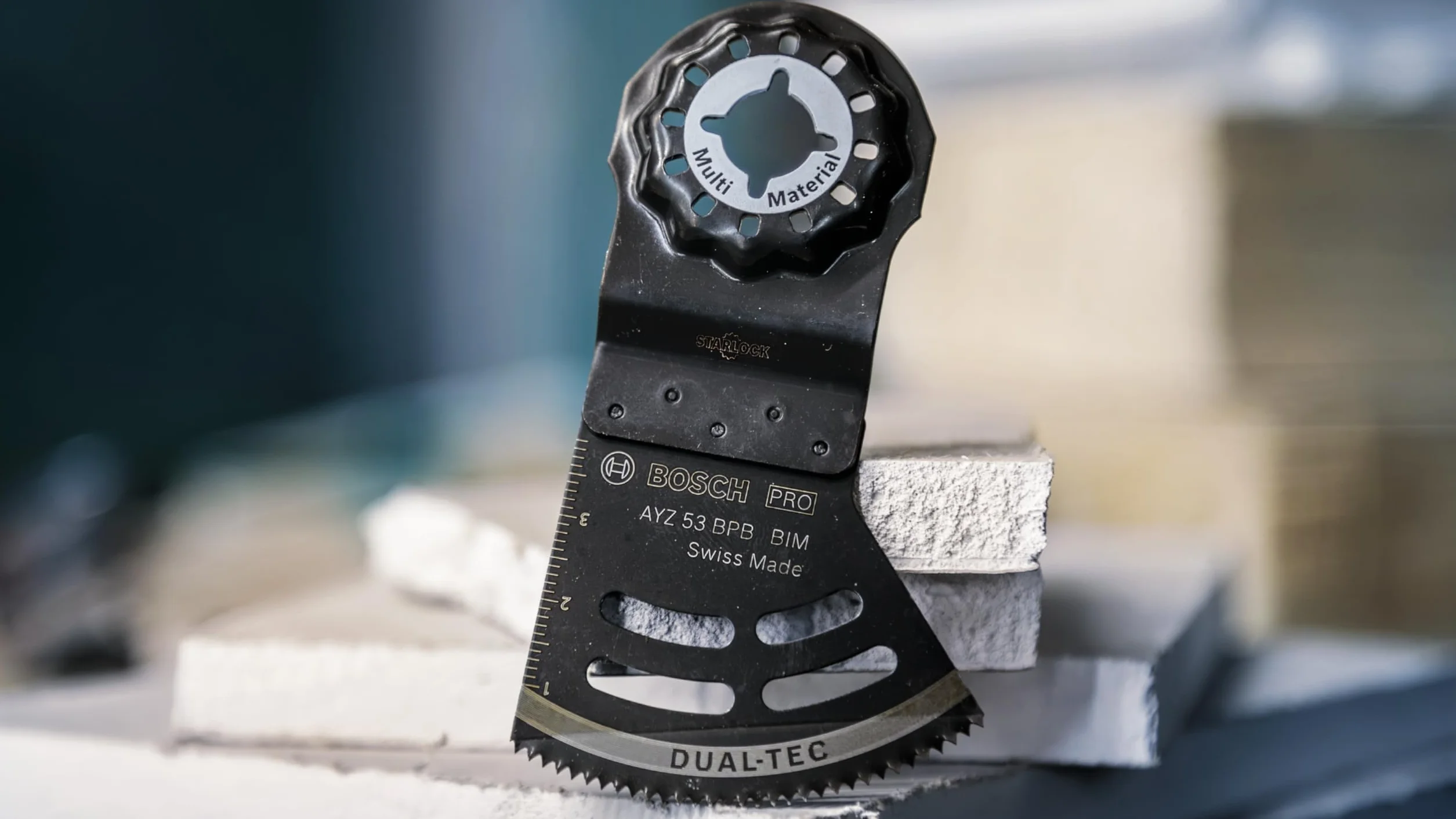 Bosch 1 x PRO Multi Material AYZ 53 BPB arkusz do narzędzi wielofunkcyjnych (do płyt gipsowo-kartonowych, drewna z gwoździami, szerokość 53 mm, profesjonalne akcesoria, narzędzie wielofunkcyjne)