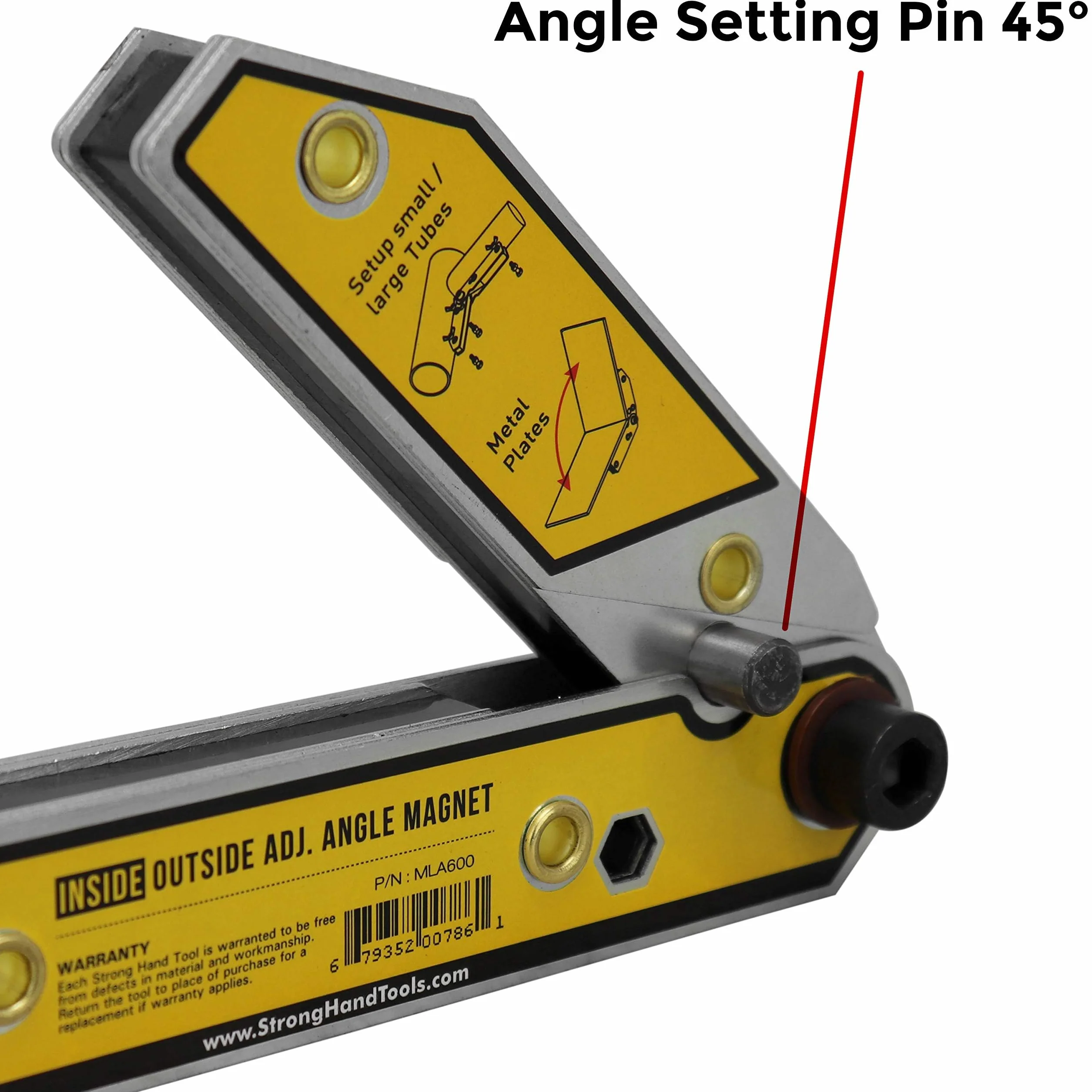 Strong Hand Tools Regulowany magnes (30–270°) do spawania i produkcji, MLA600