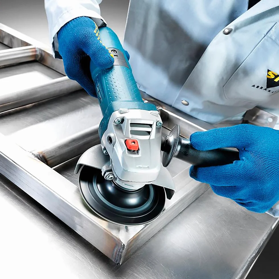 Bosch 1 x PRO Backing Pad do małych szlifierek kątowych, M14, zapięcie na rzepy (Ø 125 mm, profesjonalne akcesoria, mała szlifierka kątowa)