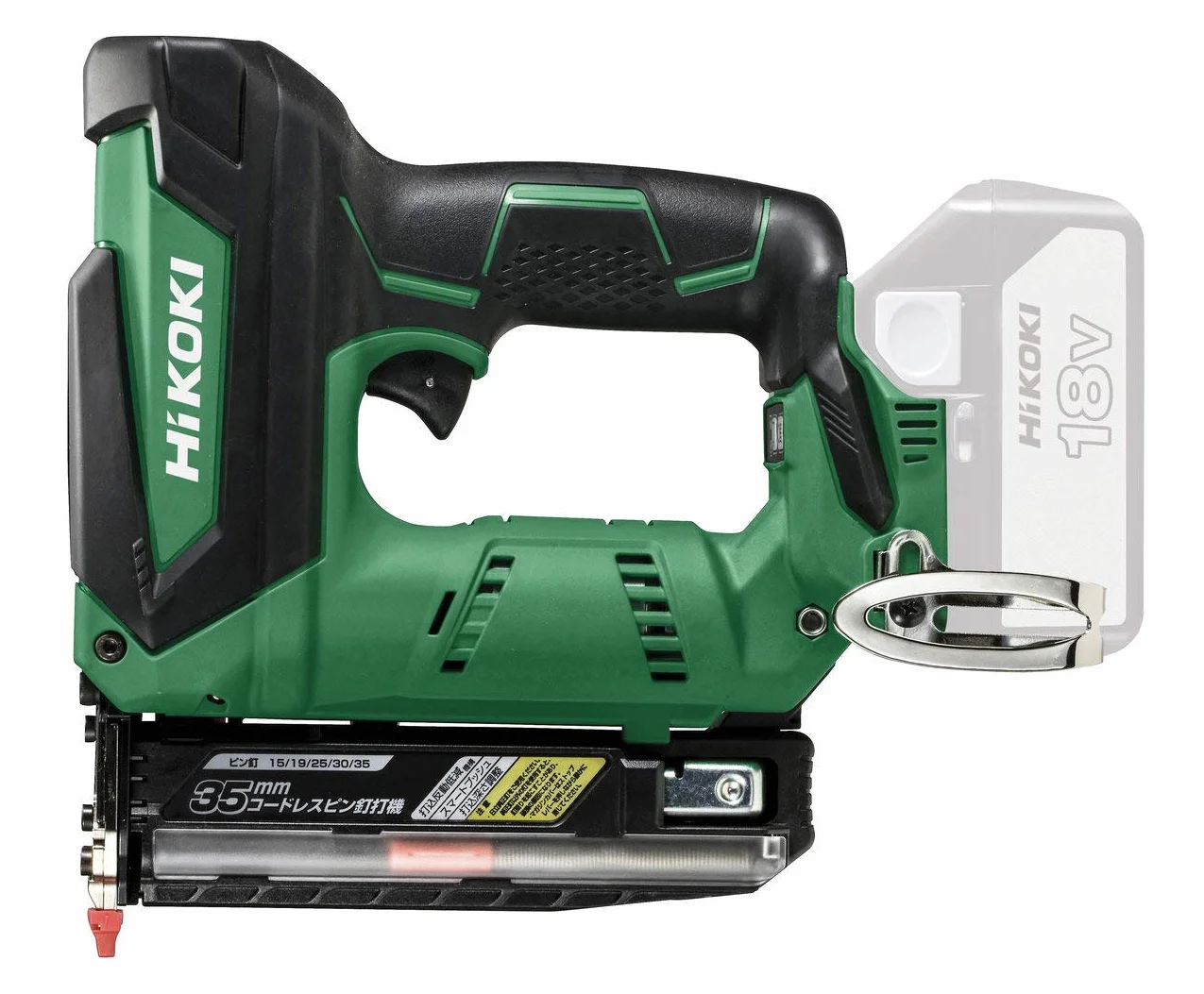 HiKOKI Akku Streifen Nagler NP18DSAL (18V, Li-Ion, LED, Soft-touch, Rückschlagfrei, Schutzbrille)