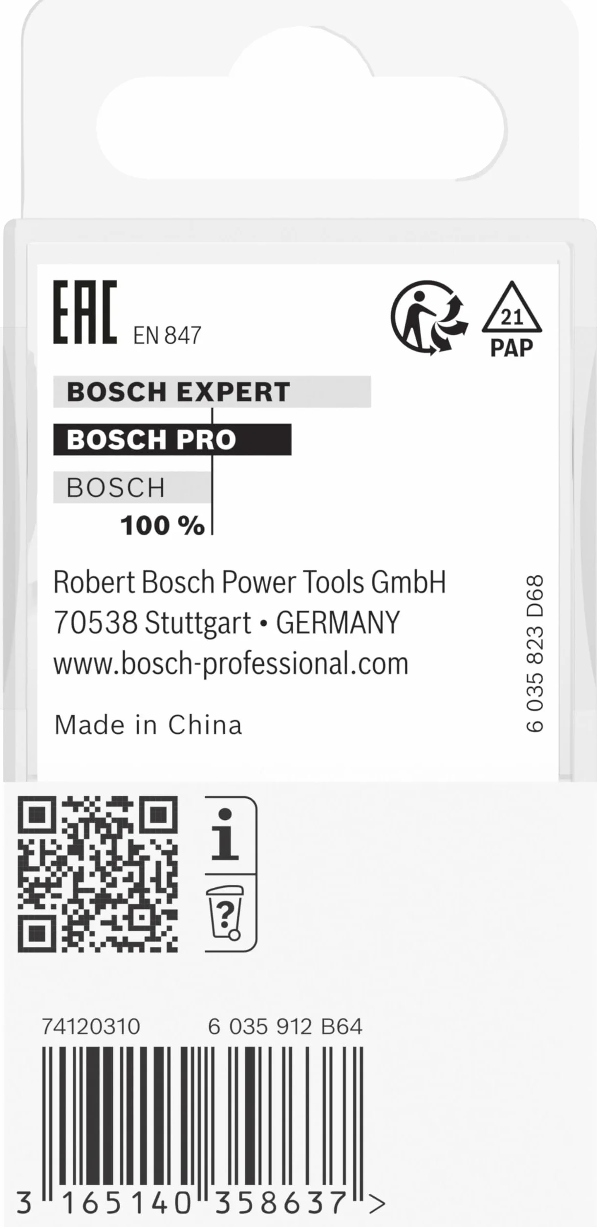 Bosch 1x Frez PRO do rowkowania (do Miękkie drewno, Twarde drewno, Ø 32 mm, Professional Akcesoria Frez ręczny, Frez krawędziowy)