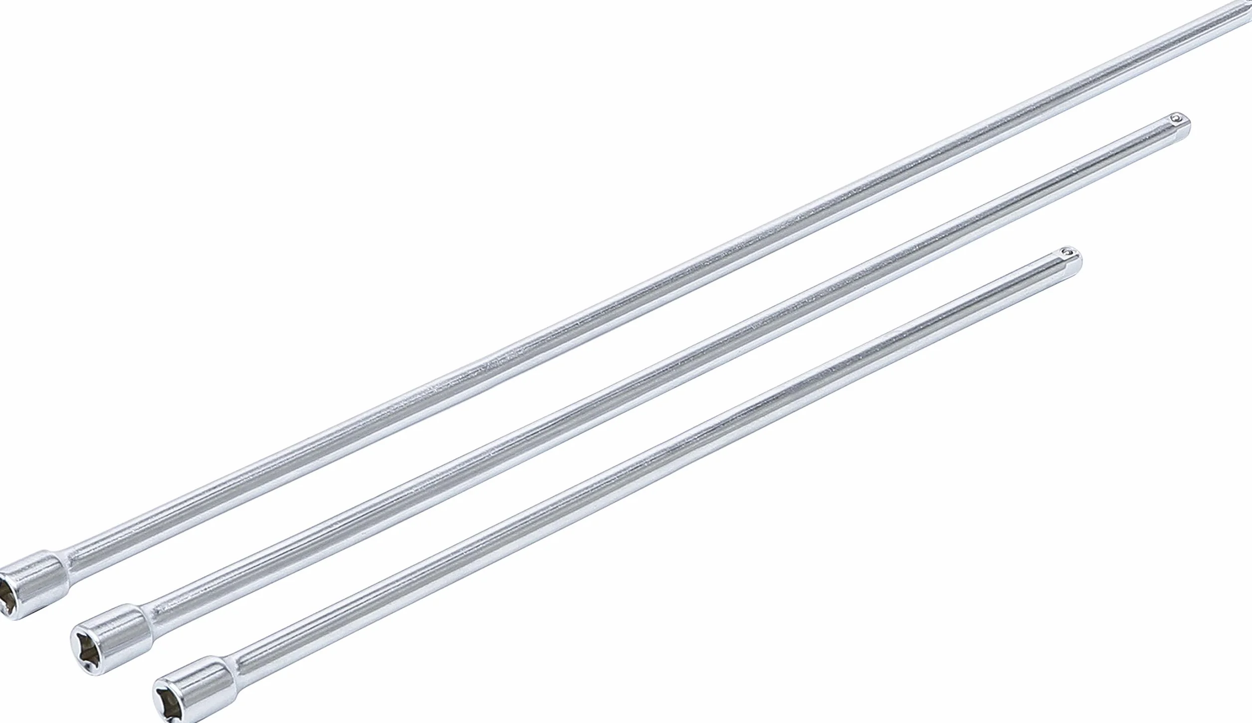 BGS Diy 92235 | Zestaw przedłużek | 6,3 mm (1/4") | 300 / 380 / 450 mm | 3 szt.