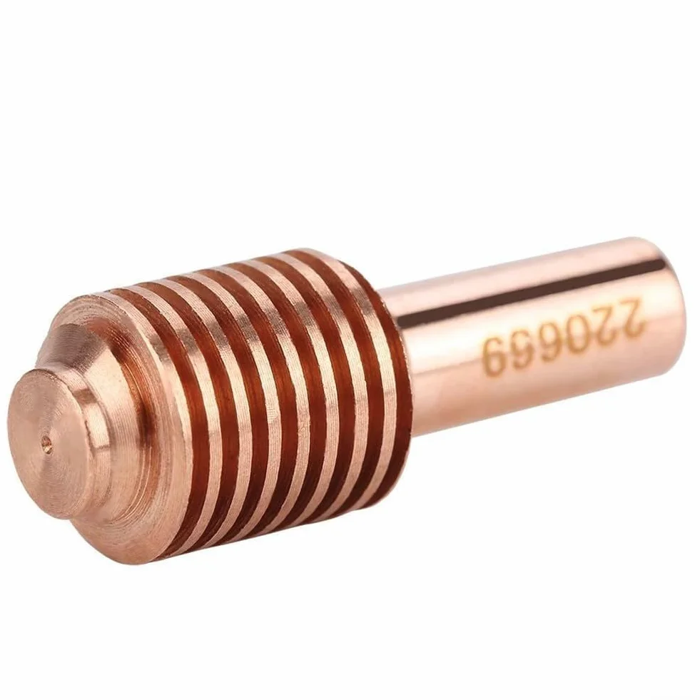 Materiały eksploatacyjne dyszy cięcia plazmowego Zestaw 45 elektrod do dyszy do cięcia plazmowego do palnika MAX45 220673 220669 220671 miedziany