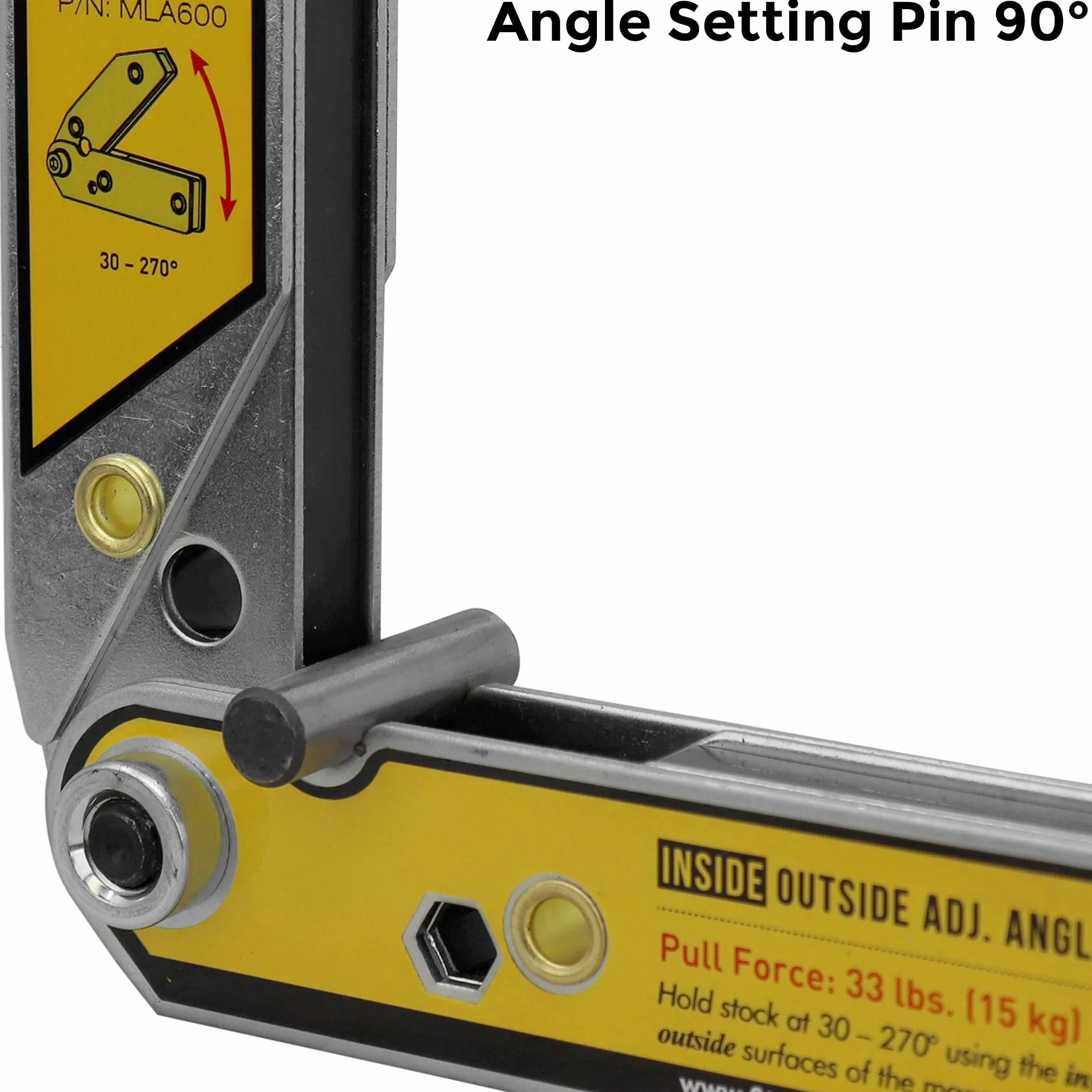 Strong Hand Tools Regulowany magnes (30–270°) do spawania i produkcji, MLA600